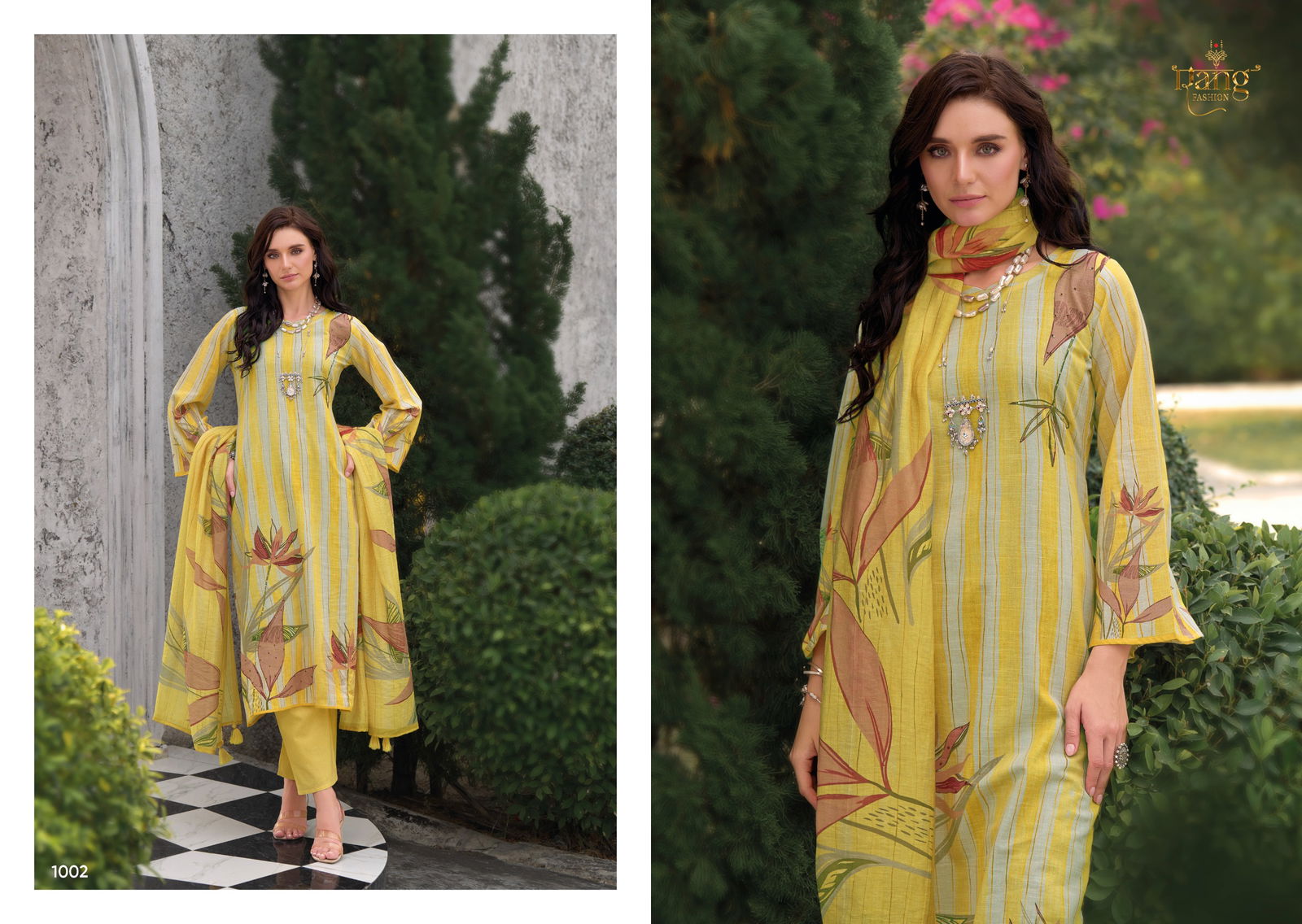 Alvina By Rang Viscose Linen Printed Designer Salwar Kameez Online Wholesale
